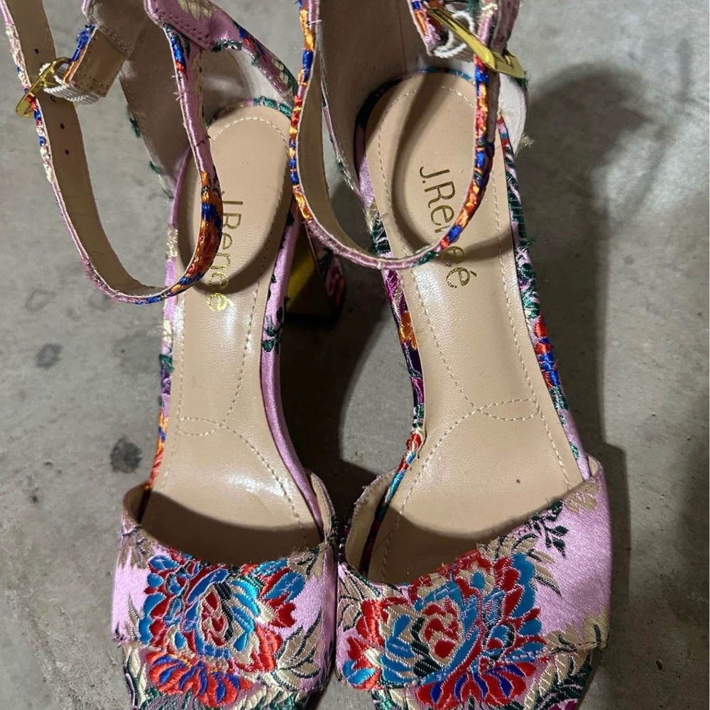 J.Renee Multicolor Floral Heels